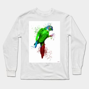 Parrot Painted Long Sleeve T-Shirt